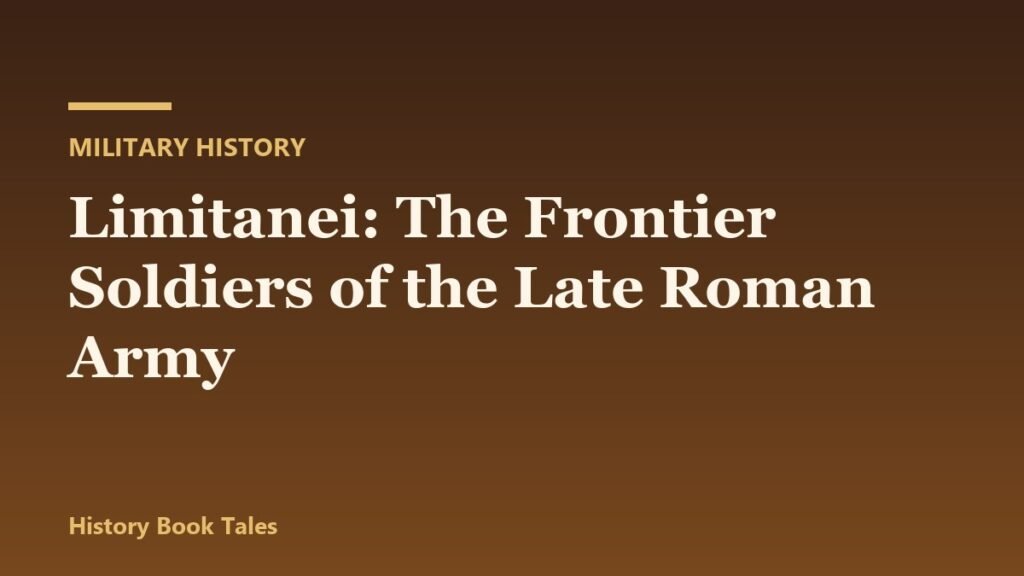 Limitanei: The Frontier Soldiers of the Late Roman Army